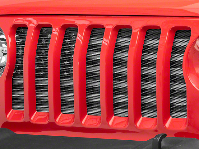 Grille Insert; American Tactical (18-23 Jeep Wrangler JL w/o TrailCam)