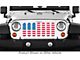 Grille Insert; Old Glory (20-24 Jeep Gladiator JT)
