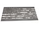 Grille Insert; Tactical American Flag Black and White Camo (18-24 Jeep Wrangler JL w/o TrailCam)