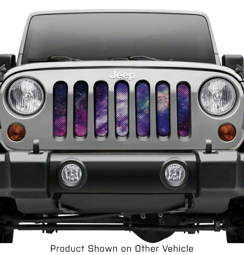 Grille Insert; Waa Waa White Space (18-23 Jeep Wrangler JL w/o TrailCam)
