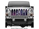 Grille Insert; Waa Waa White Space (18-24 Jeep Wrangler JL w/o TrailCam)