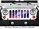 Grille Insert; Waa Waa White Space (18-24 Jeep Wrangler JL w/o TrailCam)
