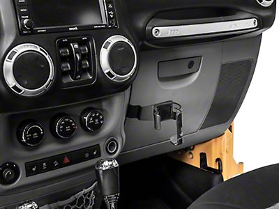 Rugged Ridge Jeep Wrangler Dash Multi-Mount Storage System & Phone Kit   (07-10 Jeep Wrangler JK)