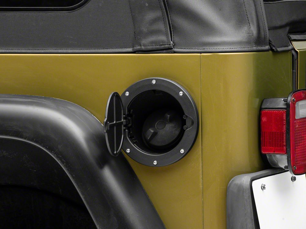 RedRock Fuel Filler Door Cover; Old Glory (9706 Jeep Wrangler TJ