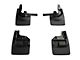 Weathertech No-Drill Mud Flaps; Front and Rear; Black (18-24 Jeep Wrangler JL, Excluding Rubicon & Models w/ Safety Group Package)