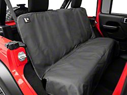 Weathertech Second Row Seat Protector; Charcoal (07-24 Jeep Wrangler JK & JL)