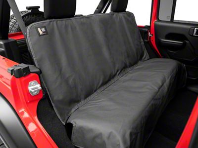 Weathertech Second Row Seat Protector; Charcoal (07-23 Jeep Wrangler JK & JL)