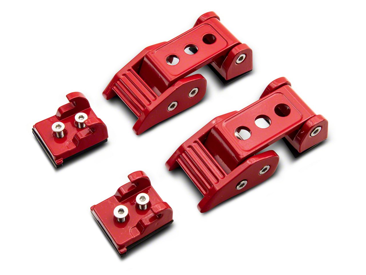 Jeep Gladiator Hood Latches; Firecracker Red (2024 Jeep Gladiator JT) Free Shipping