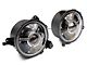 Rough Country 9-Inch LED Projector Headlights; Black Housing; Clear Lens (18-24 Jeep Wrangler JL)