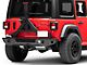 Deegan 38 Rear Bumper with Tire Carrier; Pre-Drilled for Backup Sensors (18-24 Jeep Wrangler JL)