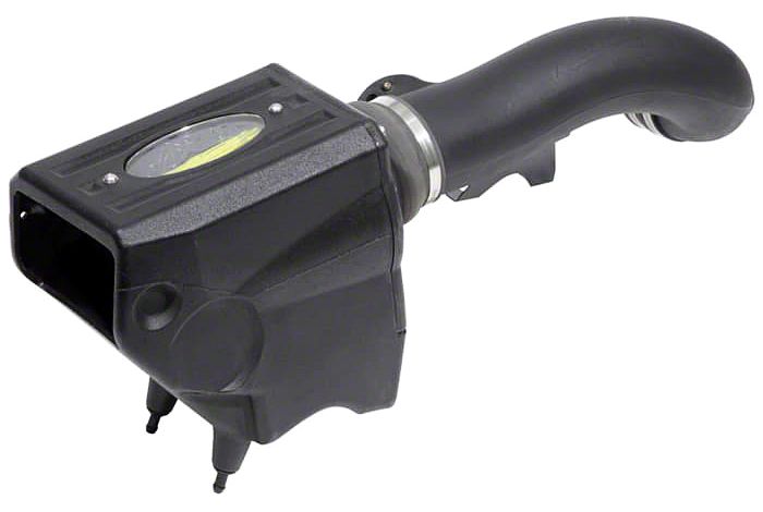 Airaid MXP Series Cold Air Intake with Yellow SynthaMax Dry Filter (18-23 2.0L Jeep Wrangler JL)