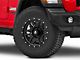 Mammoth Split 6 Simulated Beadlock Matte Black Wheel; 17x9 (18-24 Jeep Wrangler JL)