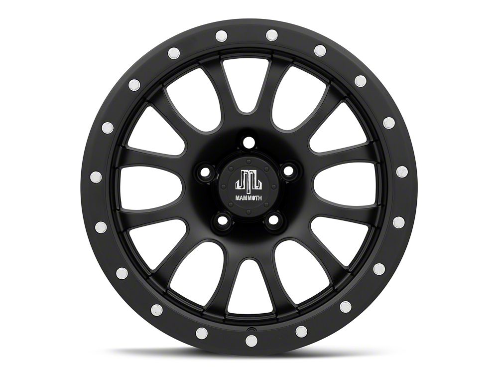 Mammoth D-Window Simulated Beadlock Gloss Black Wheel; 15x10 Mammoth D-Window Simulated Beadlock Gloss Black Wheel; 15x10