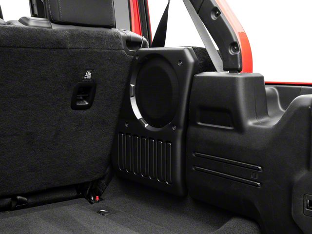 JL Audio Stealthbox; 2 OHMS; Passenger Side (18-24 Jeep Wrangler JL 4-Door)