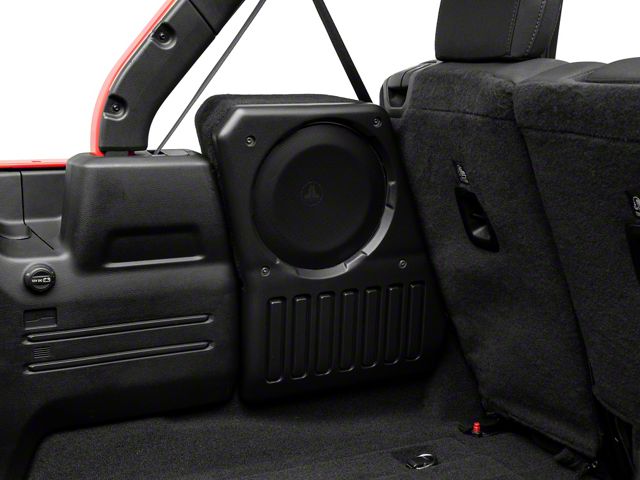 JL Audio Stealthbox; 2 OHMS; Driver Side (18-24 Jeep Wrangler JL 4-Door)