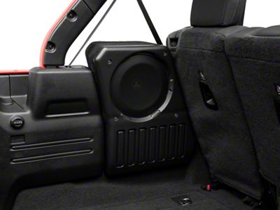 JL Audio Stealthbox; 2 OHMS; Driver Side (18-23 Jeep Wrangler JL 4-Door)