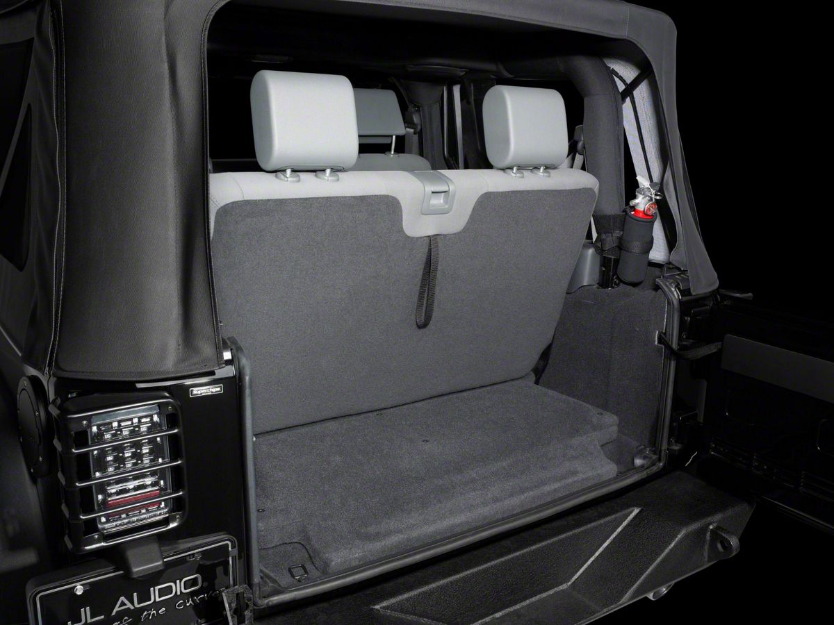 JL Audio Jeep Wrangler Stealthbox; Black 94513 (07-18 Jeep Wrangler JK 2- Door) - Free Shipping