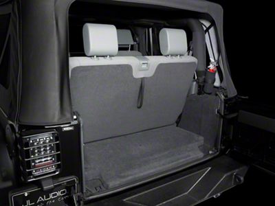 JL Audio Stealthbox; Black (07-18 Jeep Wrangler JK 2-Door)