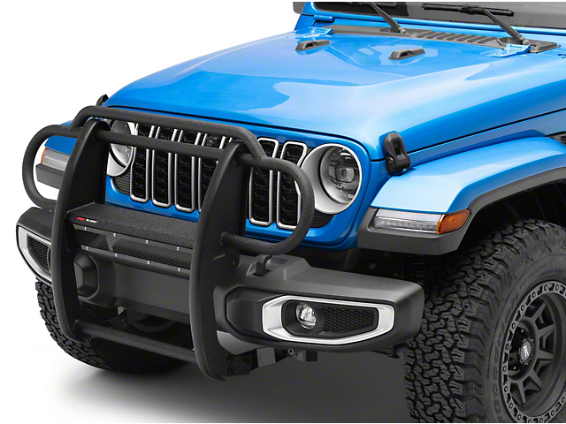 Pro Series Grille Guard; Textured Black (18-23 Jeep Wrangler JL, Excluding EcoDiesel)