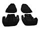RedRock Custom Fit Front and Rear Seat Covers; Black (03-06 Jeep Wrangler TJ)