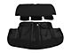 RedRock Custom Fit Front and Rear Seat Covers; Black (03-06 Jeep Wrangler TJ)