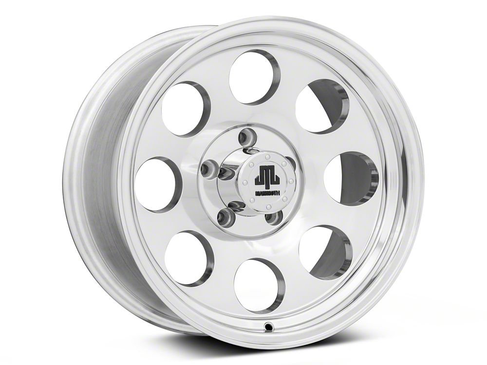 Mammoth 8 Simulated Beadlock Style Black Wheel; 15x8 (93-98 Mammoth 8 Simulated Beadlock Style Black Wheel; 15x8 (93-98