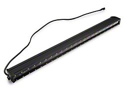Raxiom Axial Series 30-Inch Single Row LED Light Bar with Hood Mounting Brackets (18-24 Jeep Wrangler JL)