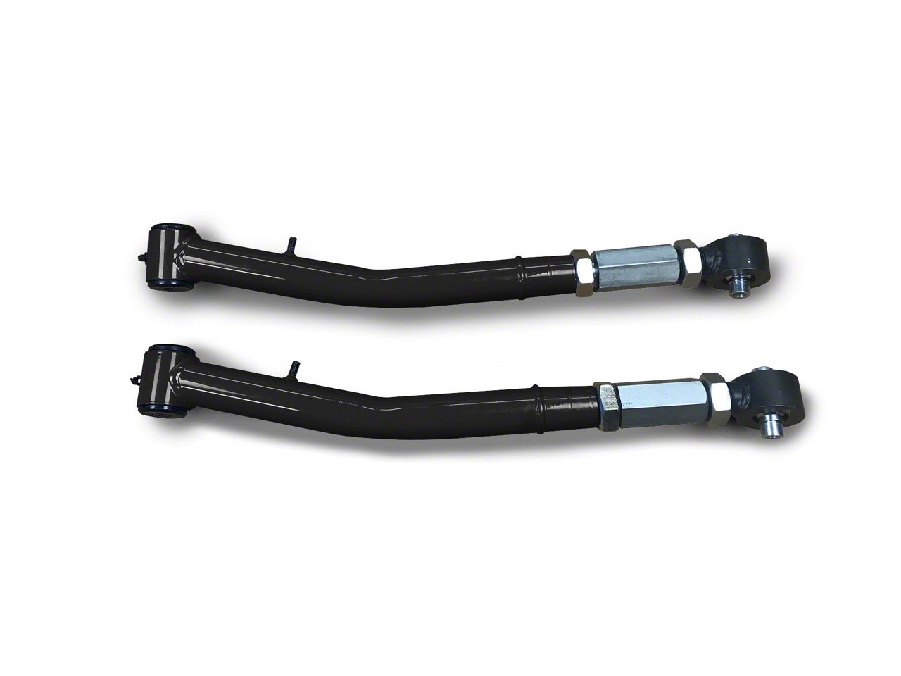 Steinjager Double Adjustable Front Lower Control Arms for 0 to 5-Inch Lift; Black (18-23 Jeep Wrangler JL)