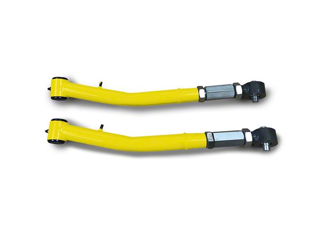 Steinjager Double Adjustable Front Lower Control Arms for 0 to 5-Inch Lift; Lemon Peel (18-24 Jeep Wrangler JL)
