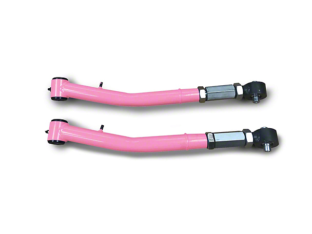 Steinjager Double Adjustable Front Lower Control Arms for 0 to 5-Inch Lift; Pinky (18-23 Jeep Wrangler JL)