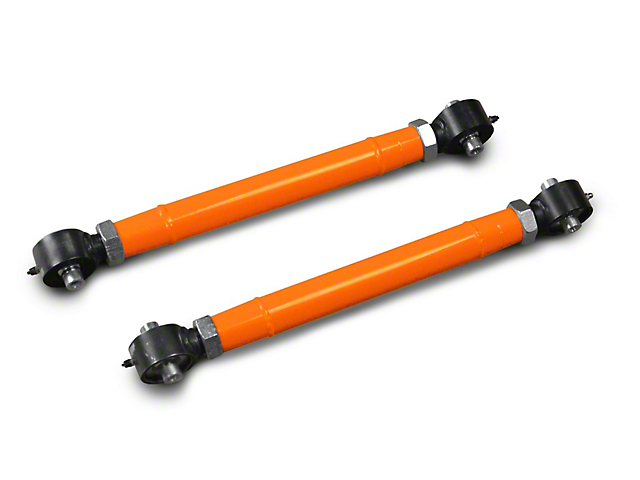 Steinjager Double Adjustable Rear Lower Control Arms for 0 to 5-Inch Lift; Fluorescent Orange (18-23 Jeep Wrangler JL)