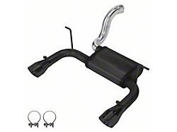 Pypes Dual Axle-Back Exhaust System with Black Tips (18-24 2.0L or 3.6L Jeep Wrangler JL)