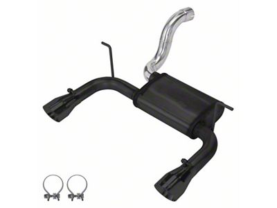 Pypes Dual Axle-Back Exhaust with Black Tips (18-23 2.0L or 3.6L Jeep Wrangler JL)