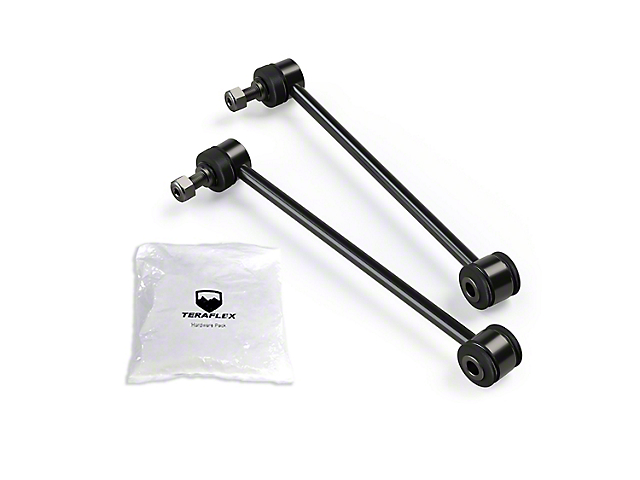 Teraflex 11.50-Inch Rear Sway Bar Link Kit with Swivel Stud for 2.50 to 4.50-Inch Lift (18-23 Jeep Wrangler JL)