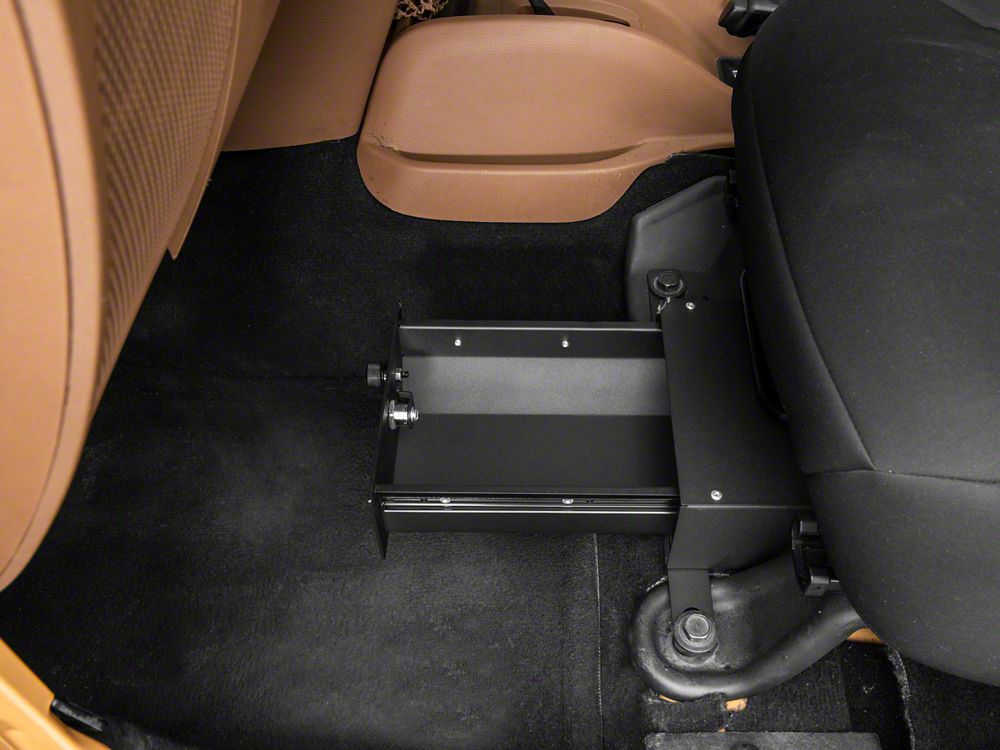 RedRock Under Seat Storage Lock Box; Driver Side (07-10 Jeep