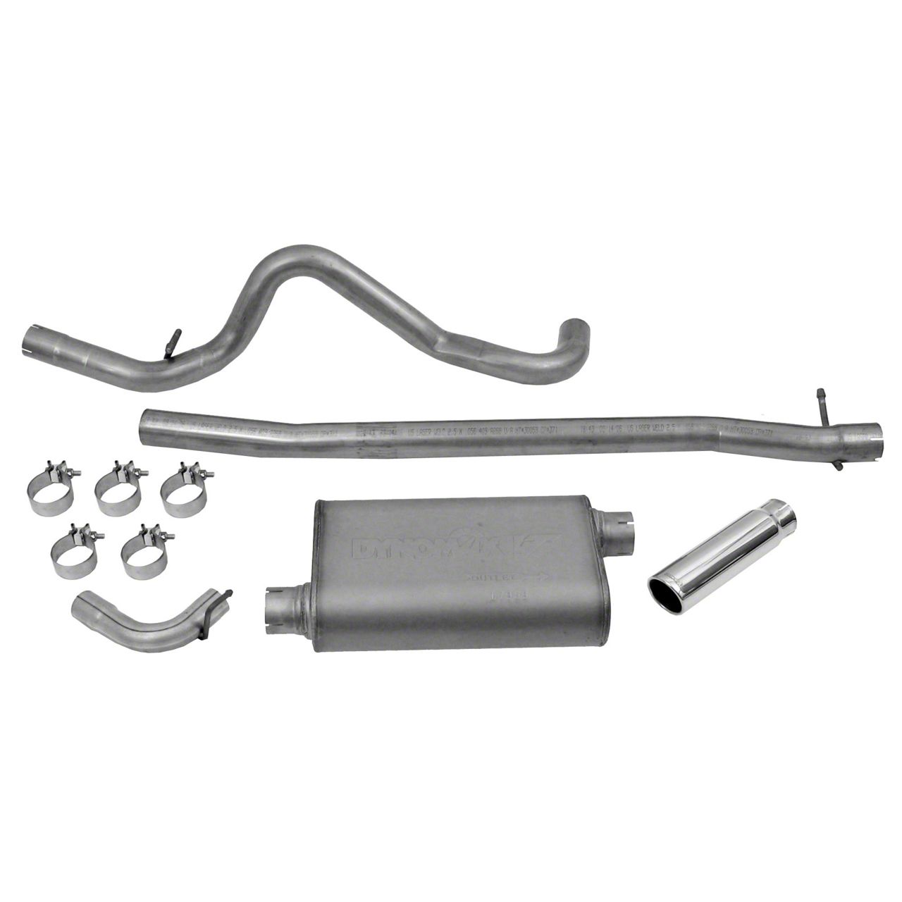 Dynomax Jeep Wrangler Ultra Flo Welded CatBack Exhaust 39456 (0711 3