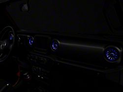 Raxiom LED Ambient Vent Lighting Kit (18-23 Jeep Wrangler JL)