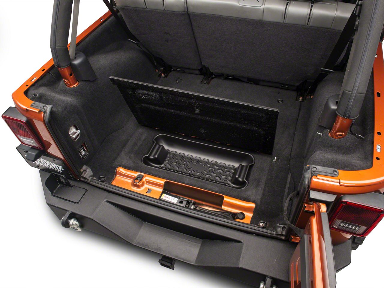 jeep wrangler jk rear cargo rack