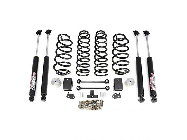 ReadyLIFT 2.50-Inch Front / 2-Inch Rear Coil Spring Lift Kit with Teraflex 9550 Shocks (18-23 2.0L or 3.6L Jeep Wrangler JL Rubicon)