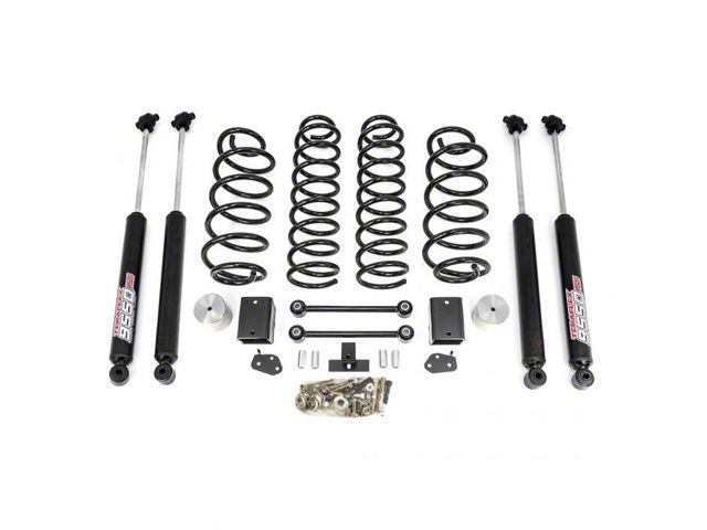 ReadyLIFT 2.50-Inch Front / 2-Inch Rear Coil Spring Lift Kit with Teraflex 9550 Shocks (18-24 2.0L or 3.6L Jeep Wrangler JL Rubicon)