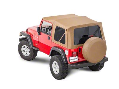 MasterTop Replacement Soft Top with Tinted Glass; Spice Diamond (97-06 Jeep Wrangler TJ, Excluding Unlimited)