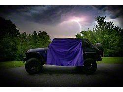 Four Door Rain Curtains; Purple (07-23 Jeep Wrangler JK & JL 4-Door)