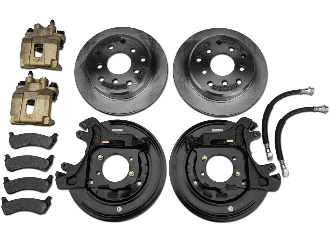 Teraflex Jeep Wrangler Rear Disc Brake Conversion Kit 4354420 (91