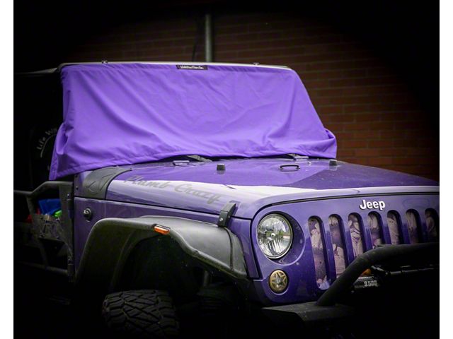 Winter Windshield Cover; Purple (Universal; Some Adaptation May Be Required)
