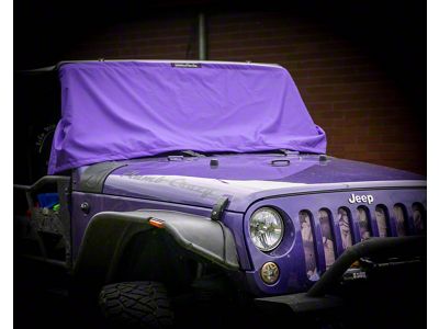 Winter Windshield Cover; Purple (Universal; Some Adaptation May Be Required)