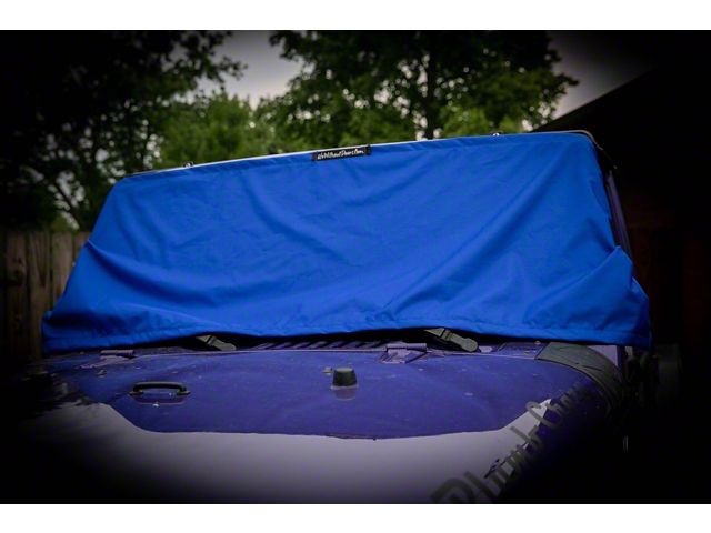 Winter Windshield Cover; Royal Blue (Universal; Some Adaptation May Be Required)