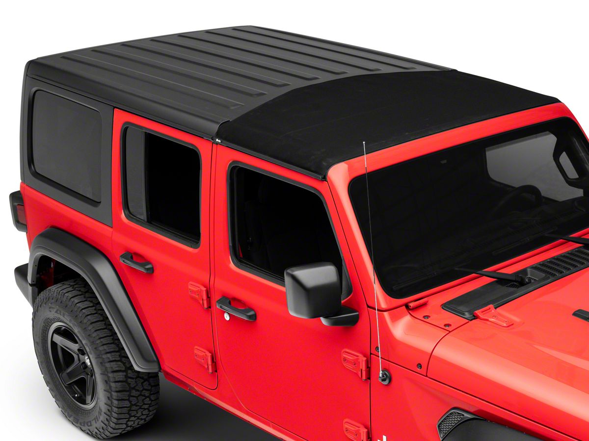 Bestop Sunrider for Factory Hard Tops; Black Twill (18-23 Jeep Wrangler JL)