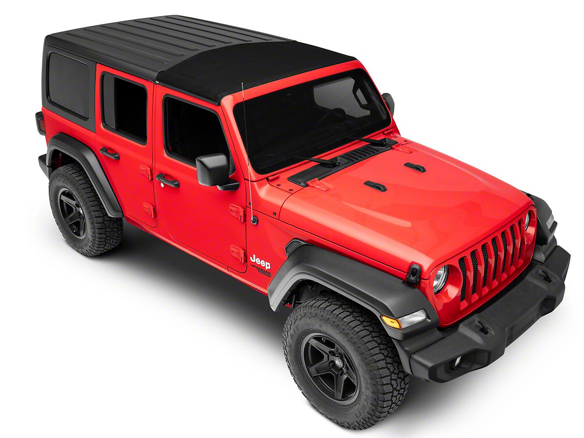 Bestop Sunrider for Factory Hard Tops; Black Twill (18-24 Jeep Wrangler JL)