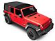 Bestop Sunrider for Factory Hard Tops; Black Twill (18-24 Jeep Wrangler JL)