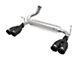 AFE Vulcan Series 3-Inch Axle-Back Exhaust System with Black Tips (07-18 Jeep Wrangler JK)